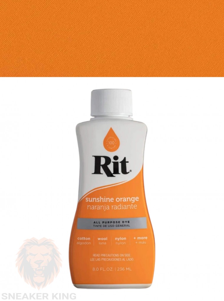Барвник для натуральних тканин RIT All-Purpose Dye Sunshine Orange (сонячно-помаранчевий), 236 мл